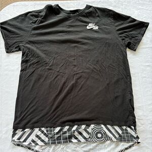 Nike Air Black Graphic Men's Shirt size xxl